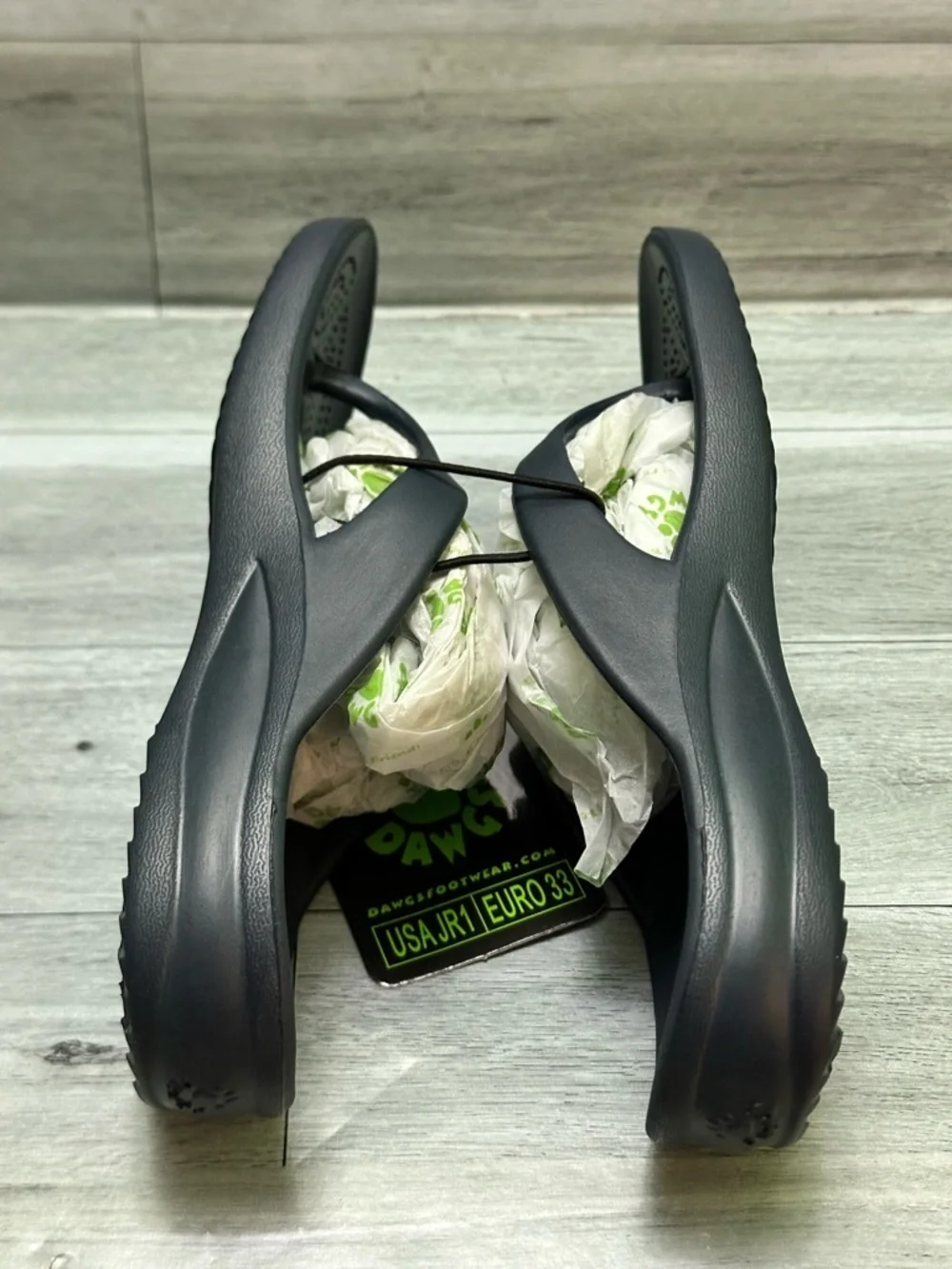 Dawgs Kids Navy Blue Flip Flop Sandals size 1